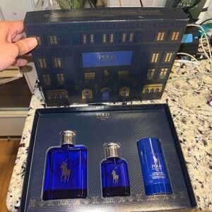 Polo Ralph Lauren Blue Eau de Toilette Gift Set NEW